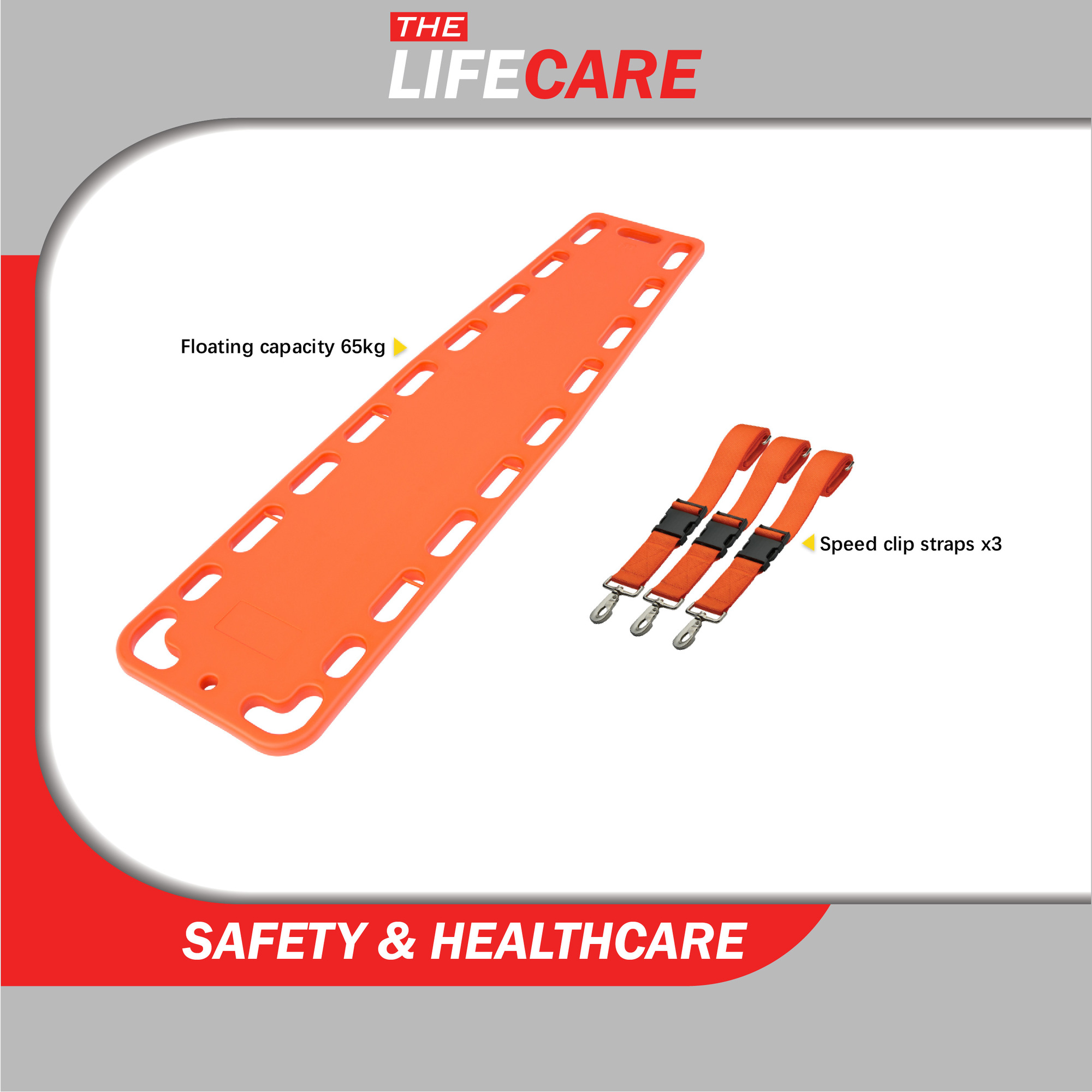 Spine Board with Straps TOP Spinal Board Supplier in Malaysia